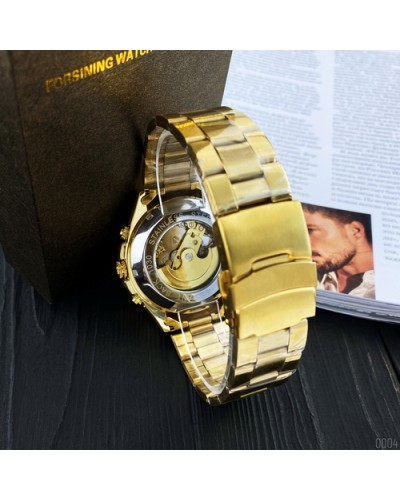 Купити Forsining 8130 Gold-Black