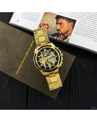 Купити Forsining 8130 Gold-Black