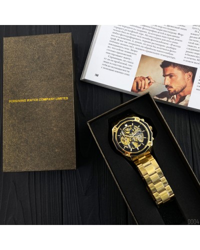 Купити Forsining 8130 Gold-Black