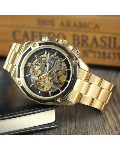 Купити Forsining 8130 Gold-Black