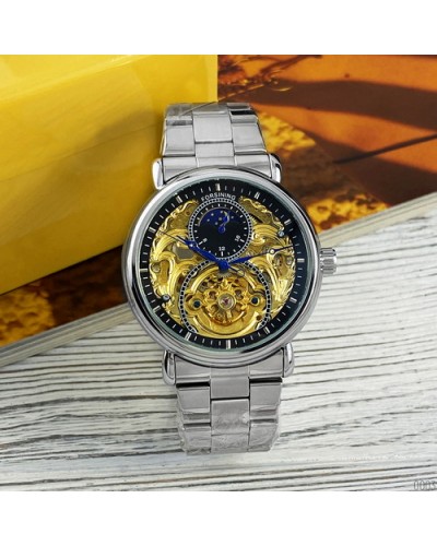 Купить Forsining 8177 Silver-Gold