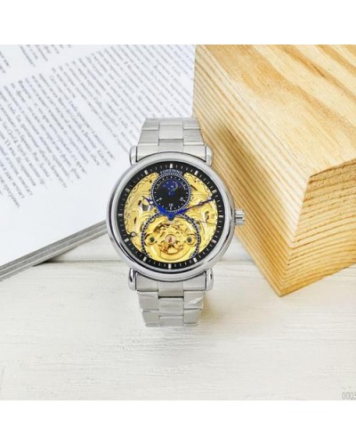 Купить Forsining 8177 Silver-Gold