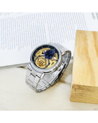 Купить Forsining 8177 Silver-Gold