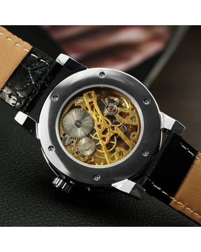 Купить Forsining 8008 Black-Silver-Gold