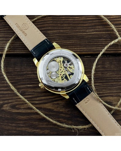 Купити Forsining 8099 Black-Gold-Black