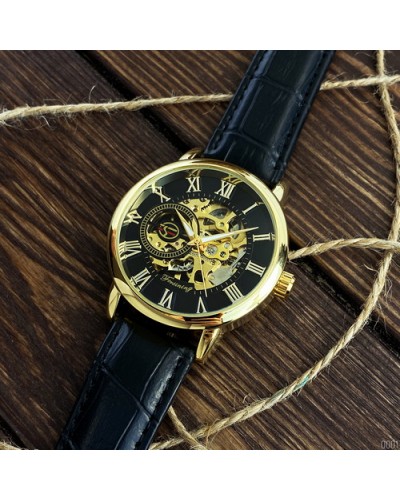 Купити Forsining 8099 Black-Gold-Black