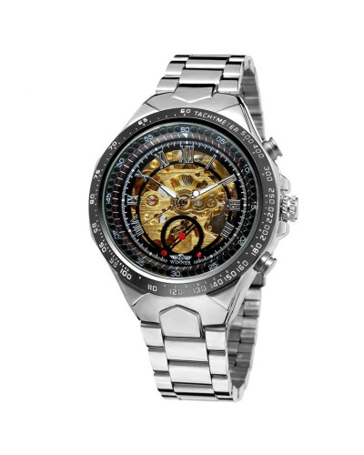 Купить Winner 8067 Silver-Black-Gold Red