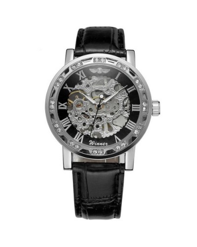 Купити Winner 8008 Diamonds Automatic Black-Silver