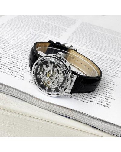Купити Winner 8008 Diamonds Automatic Black-Silver