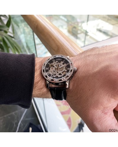 Купити Winner 8008 Diamonds Automatic Black-Silver