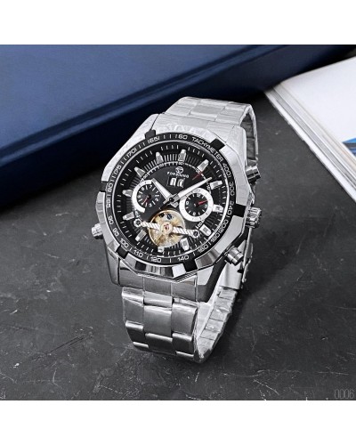 Купити Forsining 340 Silver-Black