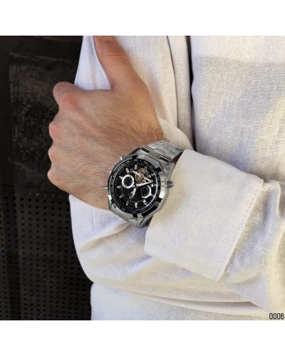 Купити Forsining 340 Silver-Black