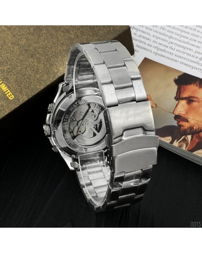 Купити Forsining 8130 Silver-Black