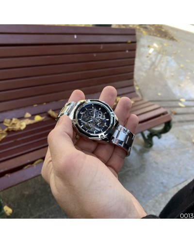 Купити Forsining 8130 Silver-Black
