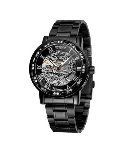 Купити Winner 8012 Diamonds Automatic Black-Silver
