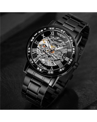 Купити Winner 8012 Diamonds Automatic Black-Silver