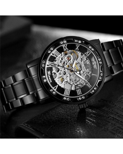Купити Winner 8012 Diamonds Automatic Black-Silver