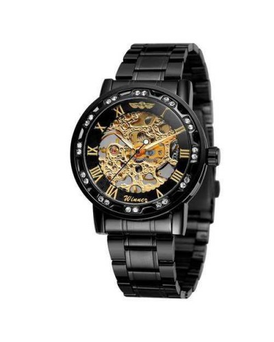 Купити Winner 8012 Diamonds Automatic Black-Gold