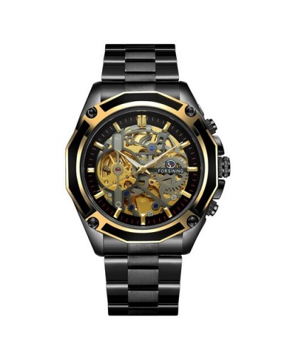 Купити Forsining 8130 Black-Gold-Black