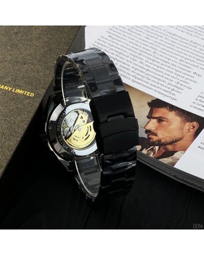 Купити Forsining 8130 Black-Gold-Black
