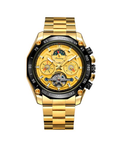 Купити Forsining 6913 Gold-Black-Gold