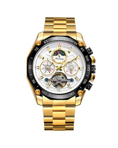 Купити Forsining 6913 Gold-Black-White