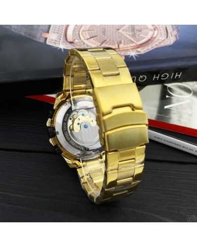 Купити Forsining 6913 Gold-Black-White