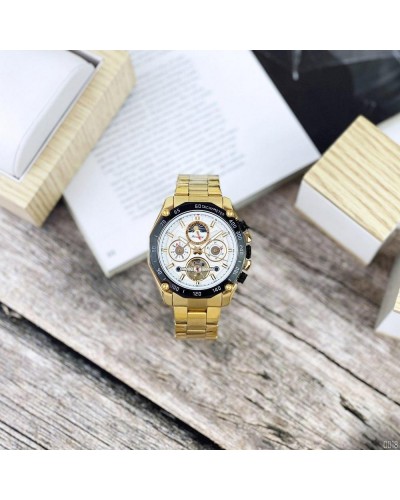 Купити Forsining 6913 Gold-Black-White