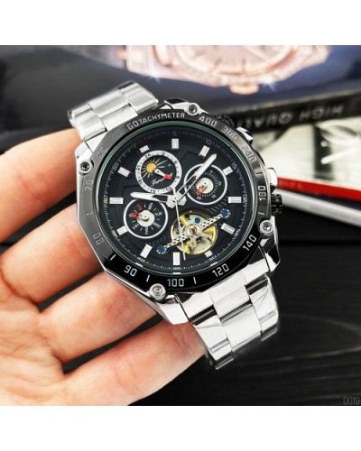 Купити Forsining 6913 Silver-Black