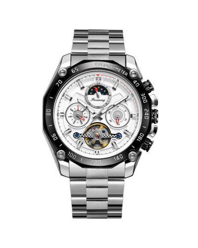 Купити Forsining 6913 Silver-White-Black