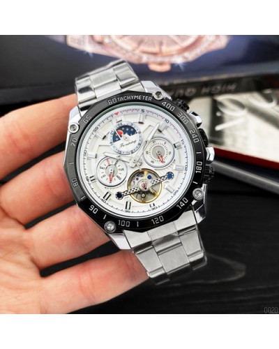 Купити Forsining 6913 Silver-White-Black