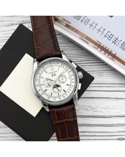 Купити Forsining 319 Brown-Silver-White