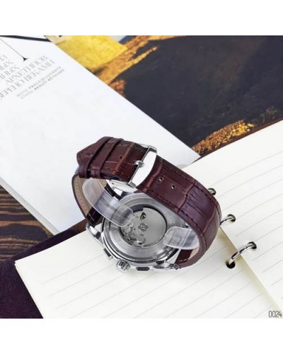 Купити Forsining 319 Brown-Silver-White