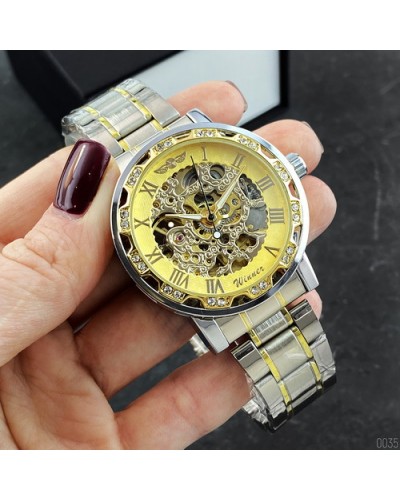 Купити Winner 8012 Diamonds Automatic Silver-Gold