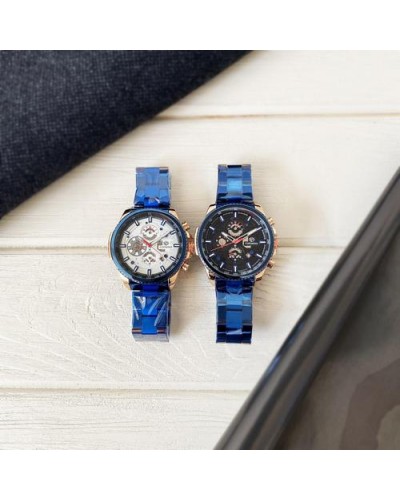 Купить Forsining 6909 Blue-Cuprum-Black