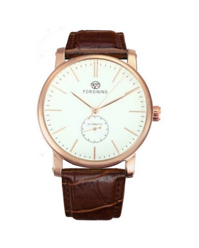Купить Forsining 8214 Gold-White-Brown
