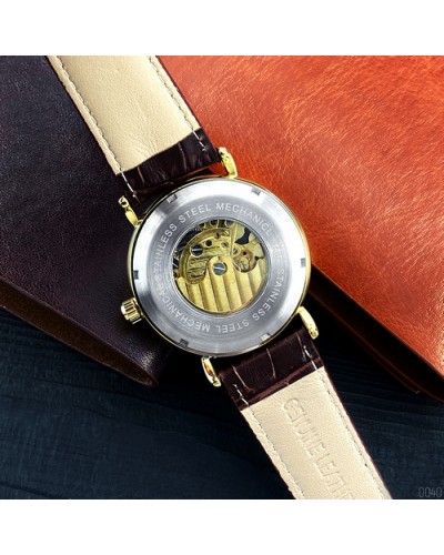 Купить Forsining 8177 Gold-Brown