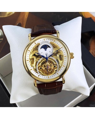 Купить Forsining 8177 Gold-Brown