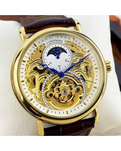 Купить Forsining 8177 Gold-Brown