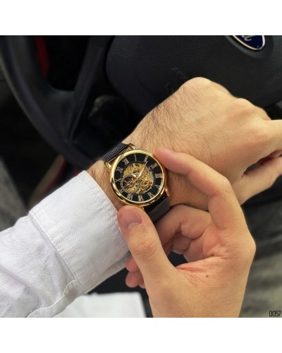 Купити Forsining 8099 Black-Gold-Black