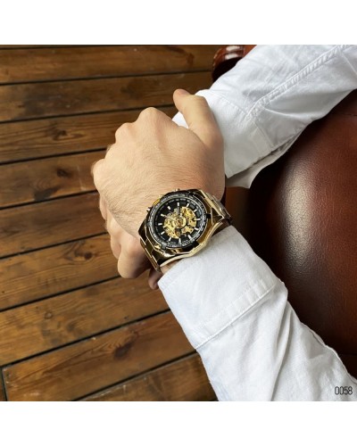 Купити Forsining 8042 Gold-Black