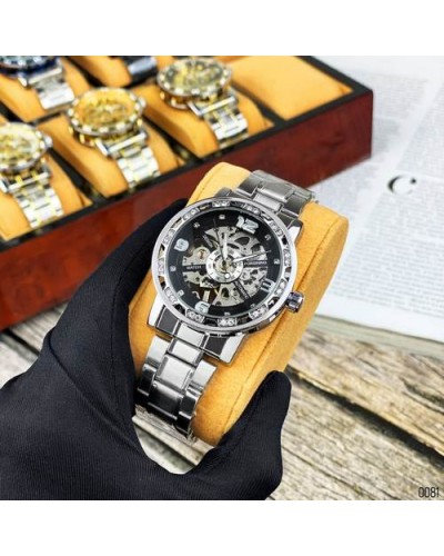 Купить Forsining 8209 Silver-Black
