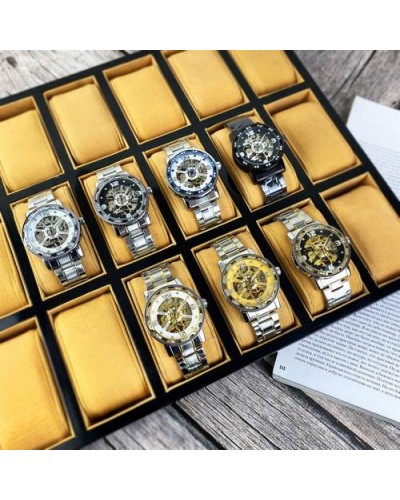 Купити Forsining 8209 Silver-Gold-White