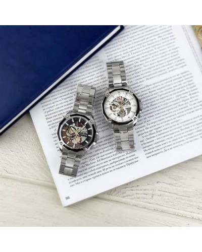 Купити Forsining 8207 Silver-Black