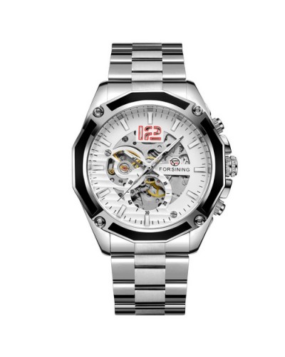 Купити Forsining 8207 Silver-White