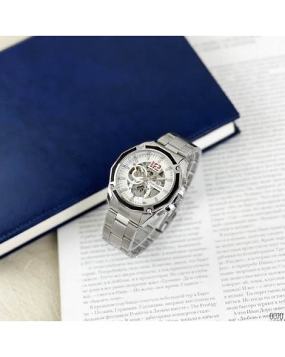 Купити Forsining 8207 Silver-White