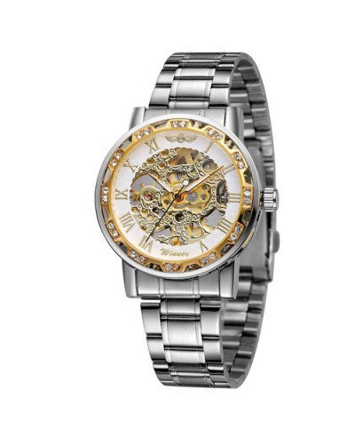 Купити Winner 8012 Diamonds Automatic Silver-Gold-White