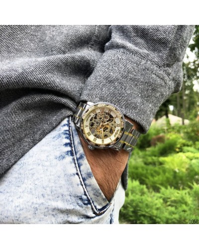 Купити Winner 8012 Diamonds Automatic Silver-Gold-White