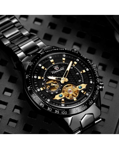 Купити Forsining 8204 Black-Gold