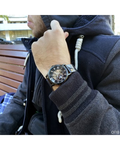 Купити Forsining 8099 Black-Silver
